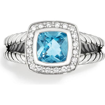 David Yurman Albion Petite Ring With Semiprecious Stone & Diamonds