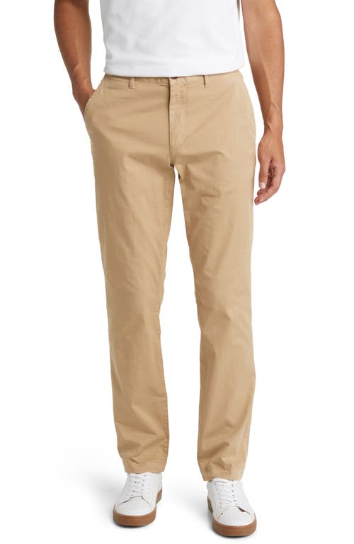 Washed Stretch Twill Chino Pants in Pale Oak