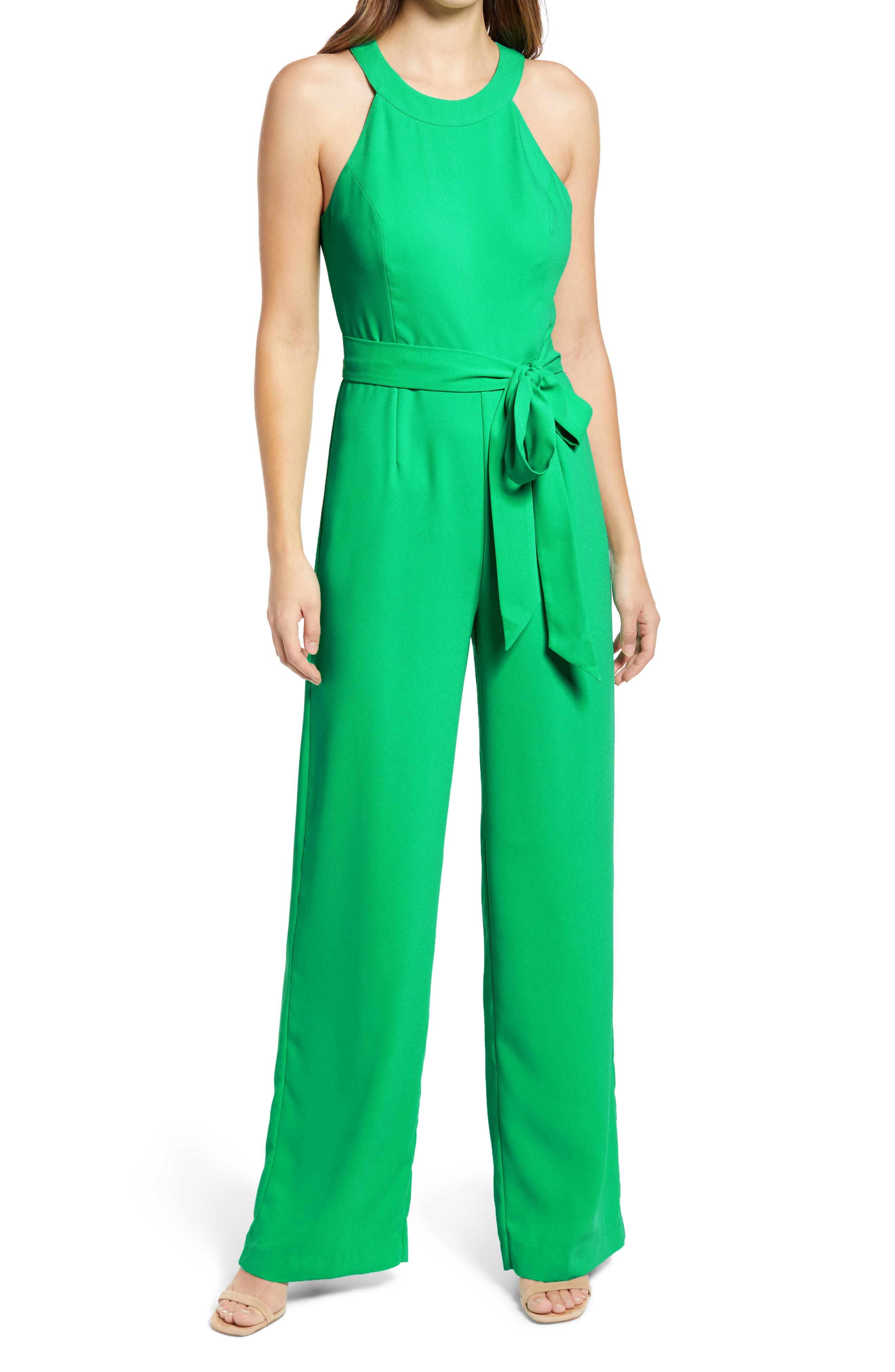 Lilly pulitzer green jumpsuit Clearance