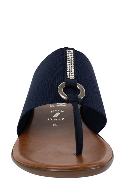Italian Shoemakers Lillee Flip Flop In Navy