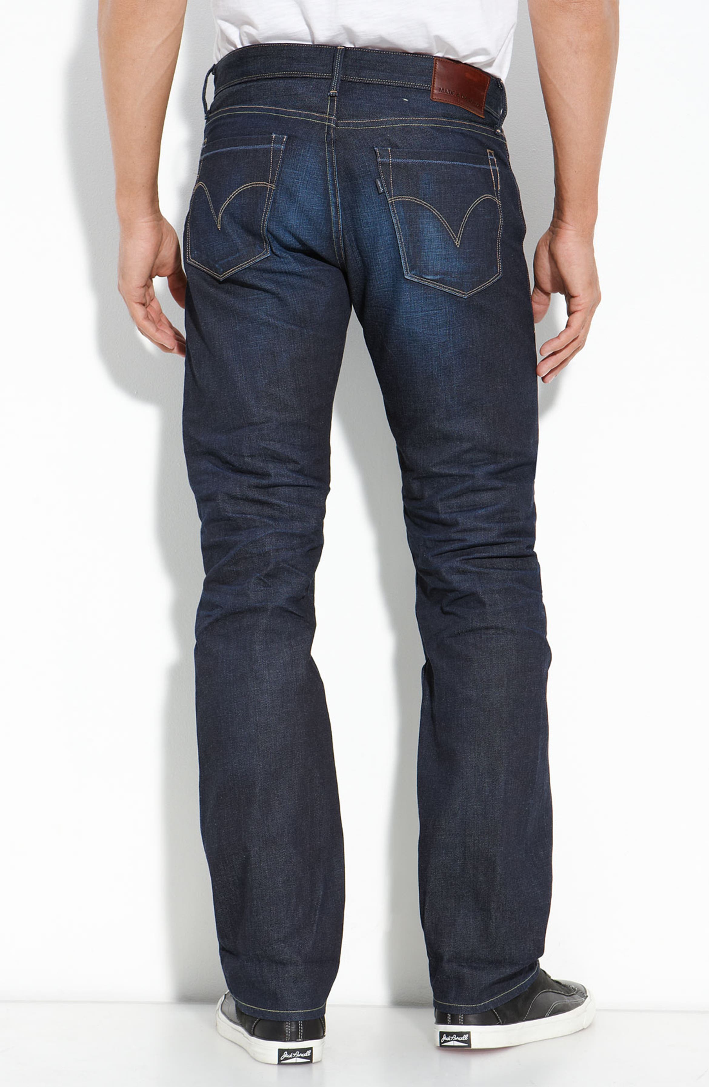 Levi's® Made & Crafted™ 'Ruler' Straight Leg Jeans (Shyler Wash ...