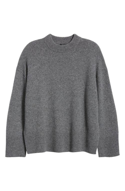 Shop Rails Miranda Crewneck Cashmere & Silk Sweater In Thunder