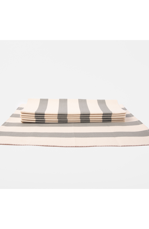 Siafu Home Nyota Placemats Set Of 4 In Grey