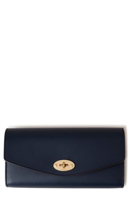 Mulberry Darley Microclassic Leather Wallet in Night Sky at Nordstrom