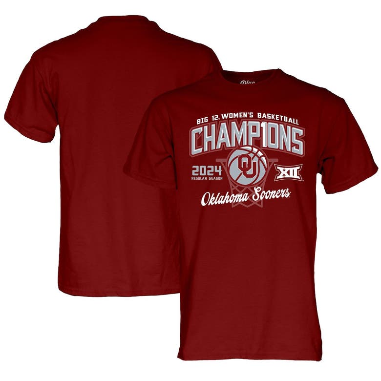 Shop Blue 84 Basketball Regular Season Champions T-shirt In Crimson