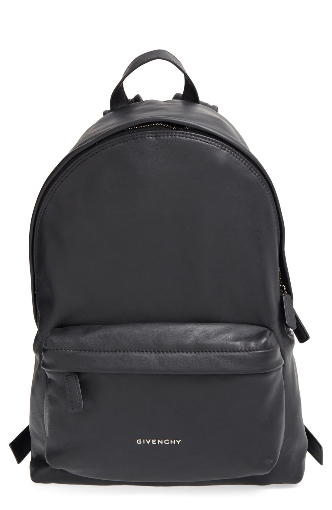 givenchy black leather backpack