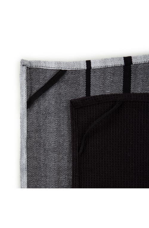 Berghoff Gen 2-piece Tea Towel Set In Black