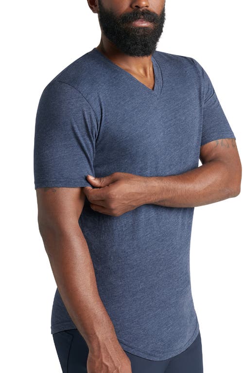 Shop Goodlife Triblend Scallop Hem T-shirt In Midnight