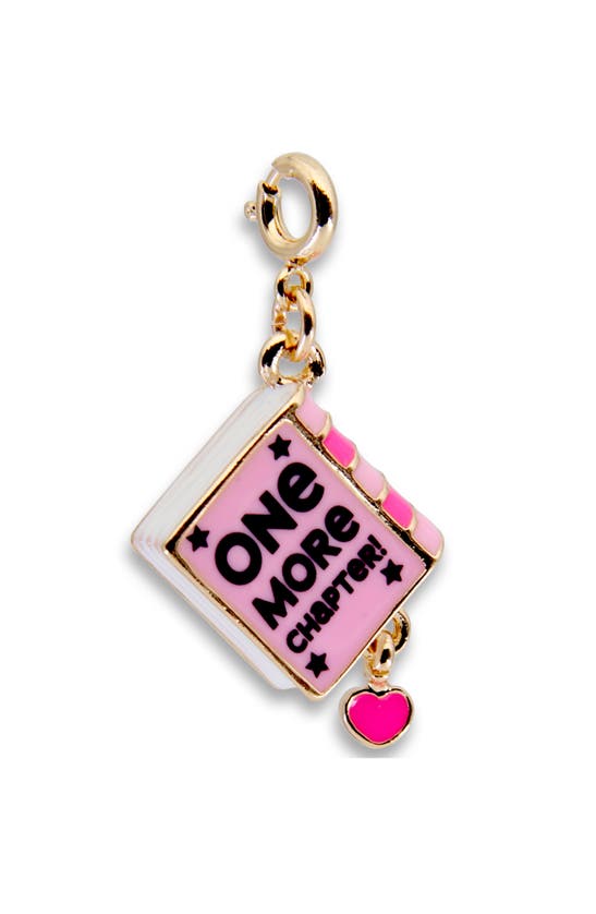 Shop Charm It 'reading Is My Thing' Book Charm In Pink