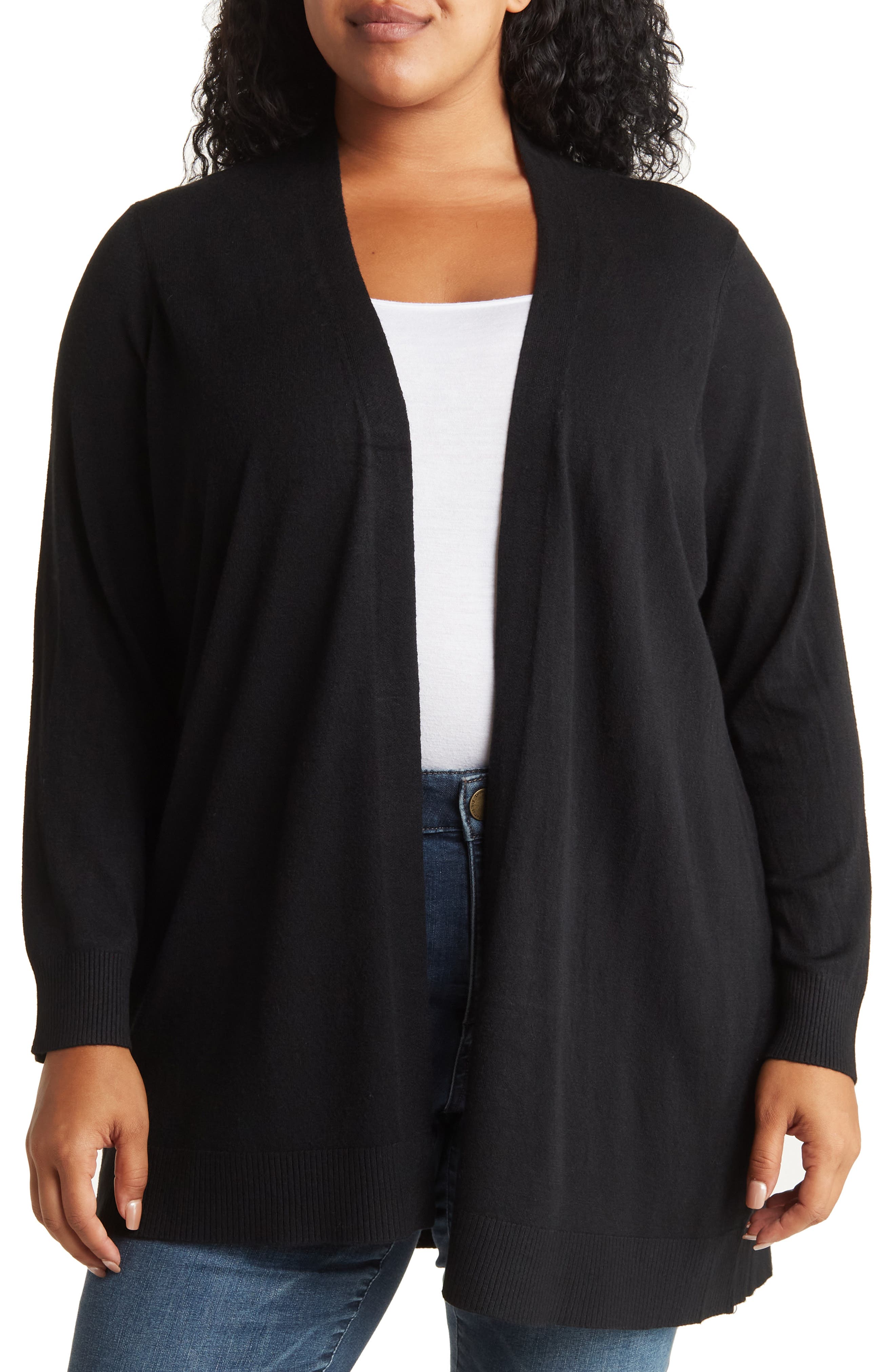 cyrus open front cardigan