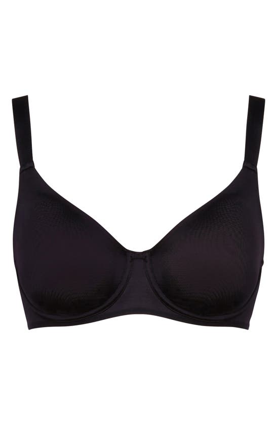 Shop Wolford Sheer Touch Underwire T-shirt Bra In Black