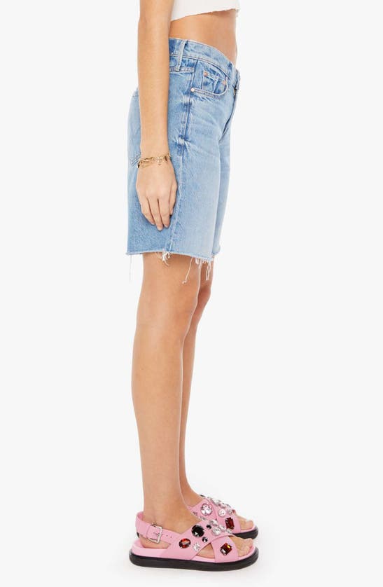 Shop Mother Down Low Undercover Cutoff Denim Shorts In Material Girl