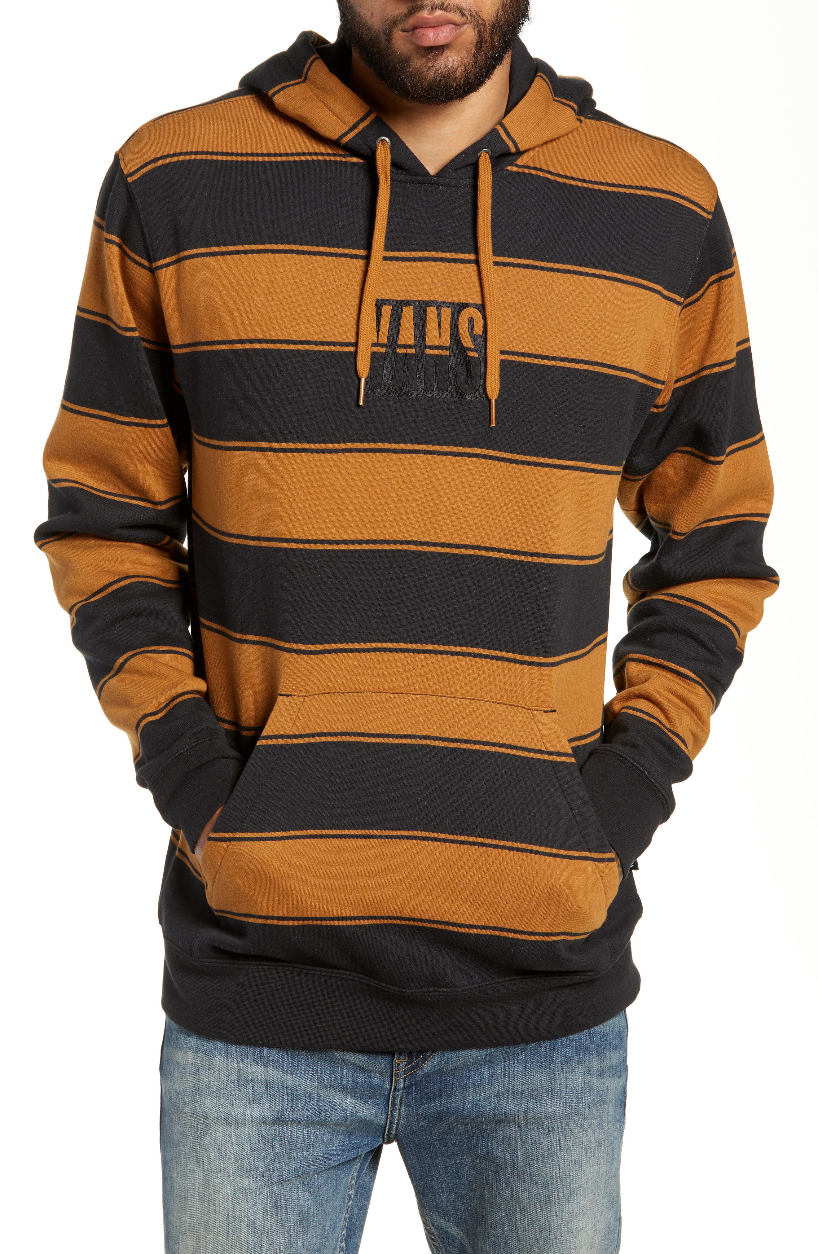 Vans Tall Box Stripe Hoodie Sweatshirt 