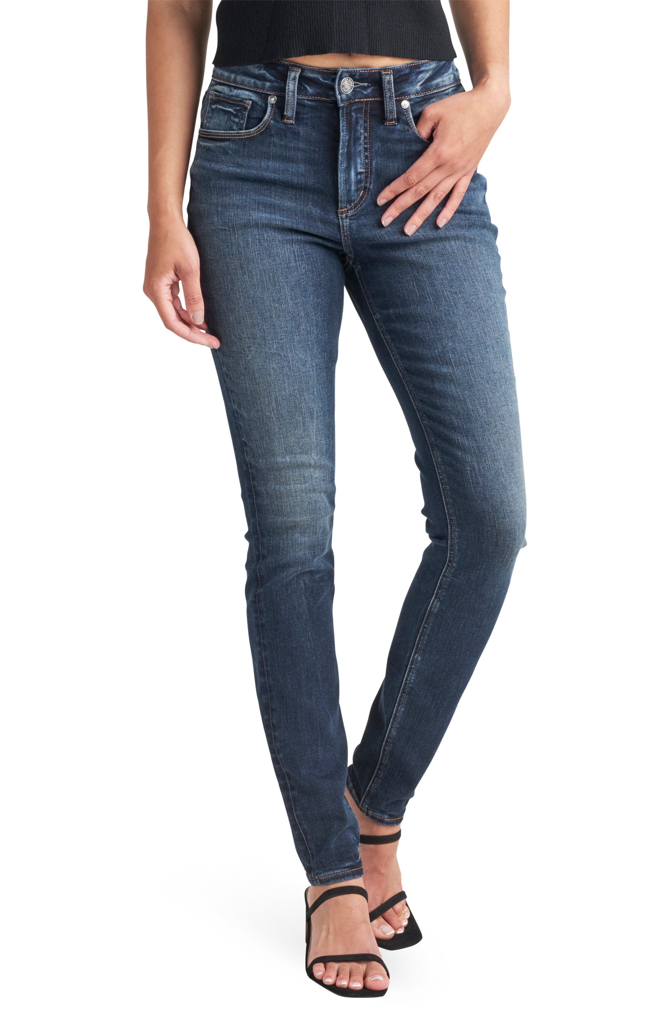 silver avery super skinny jeans