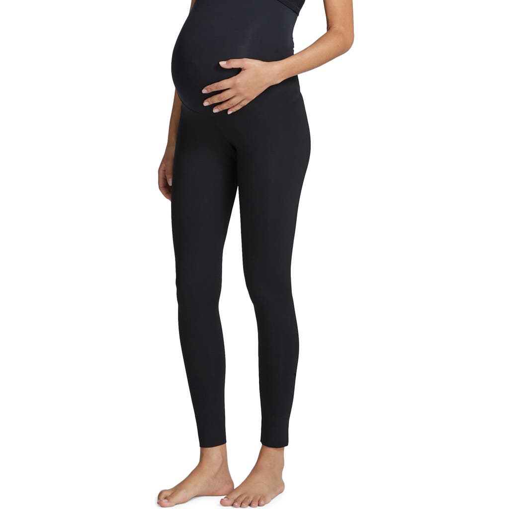Commando Butter Luxe Maternity Leggings In Black