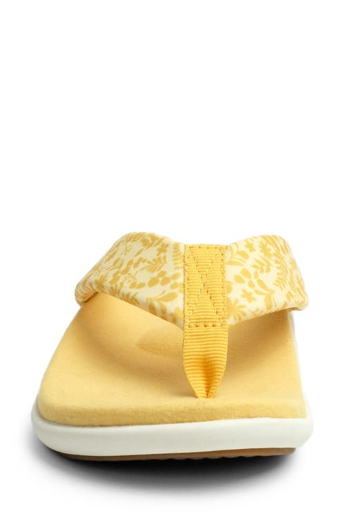 Revitalign Euphoria Flip Flop In Yellow