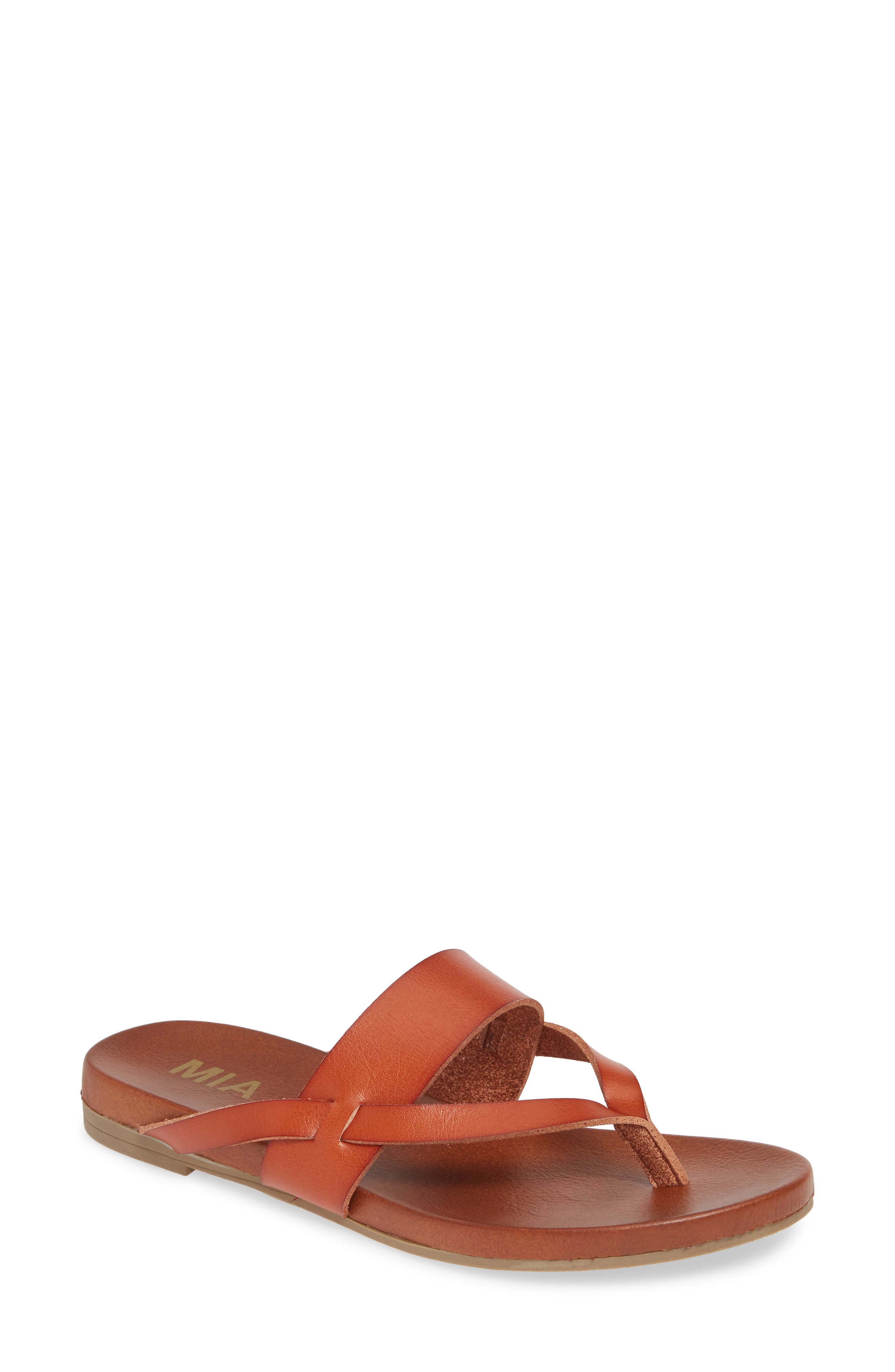 Mia Mariah Slide Sandal, Brown