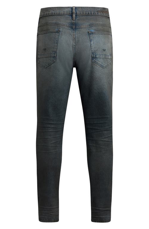 Hudson Jeans Zack Skinny Fit Jeans In Coated Charcoal