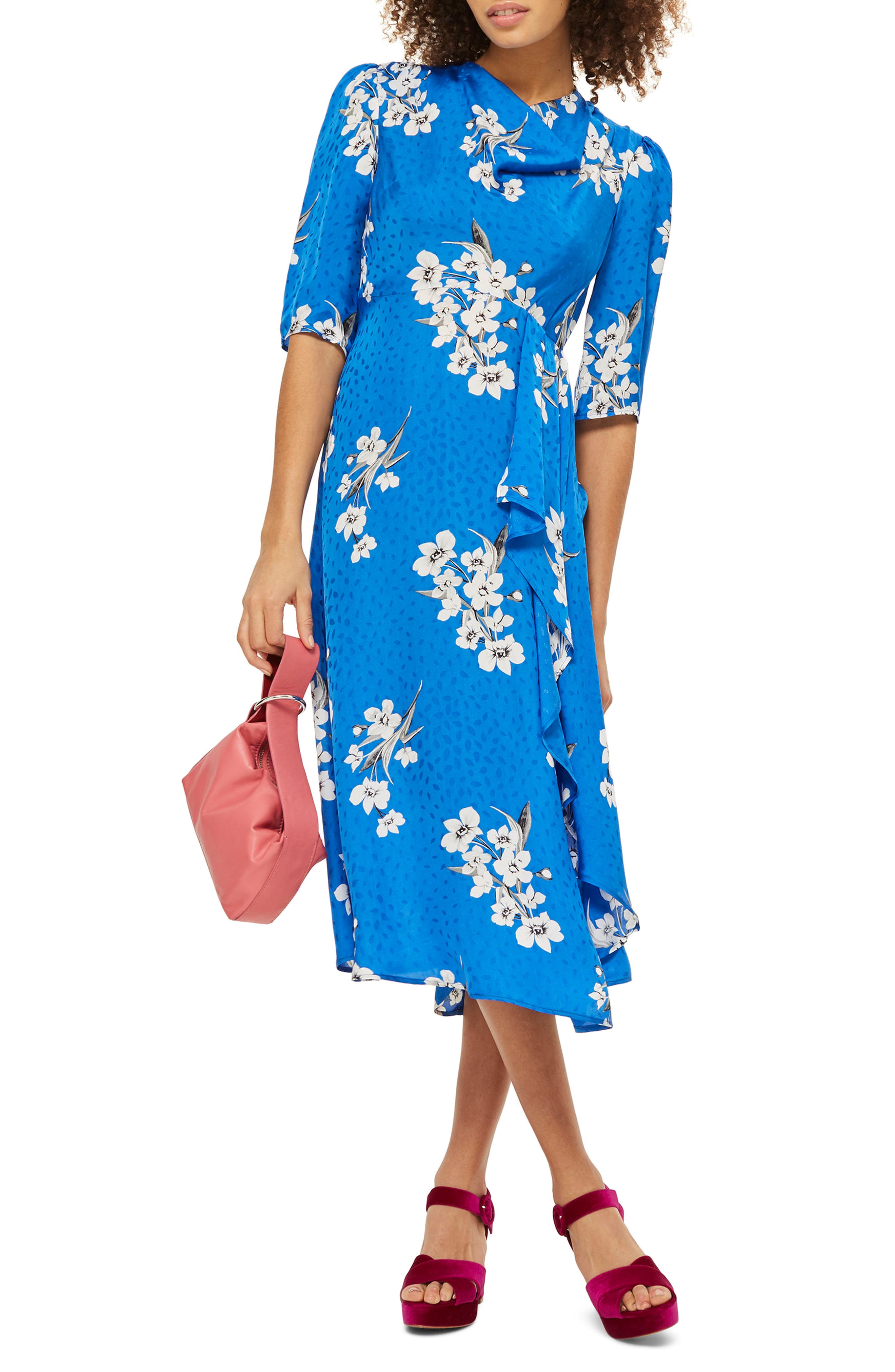 Floral Print Midi Dress Nordstrom