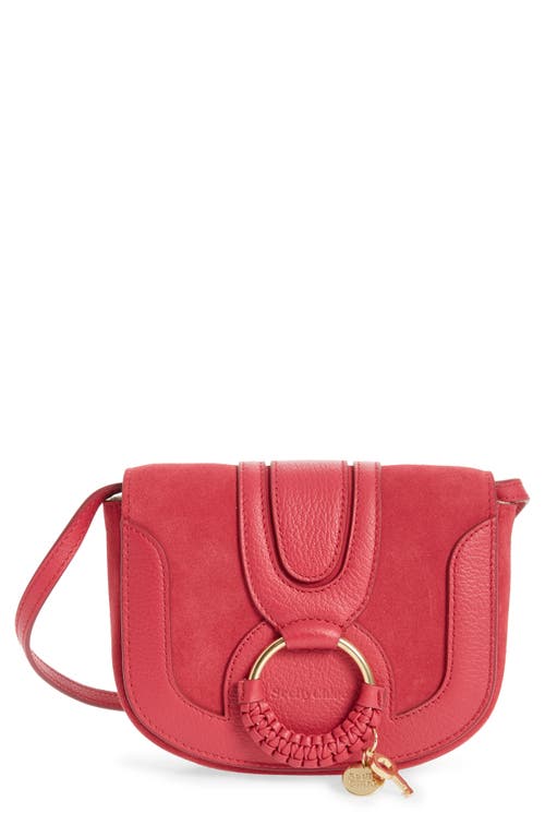 See by Chloé Mini Hana Leather Bag in Cherry Pink