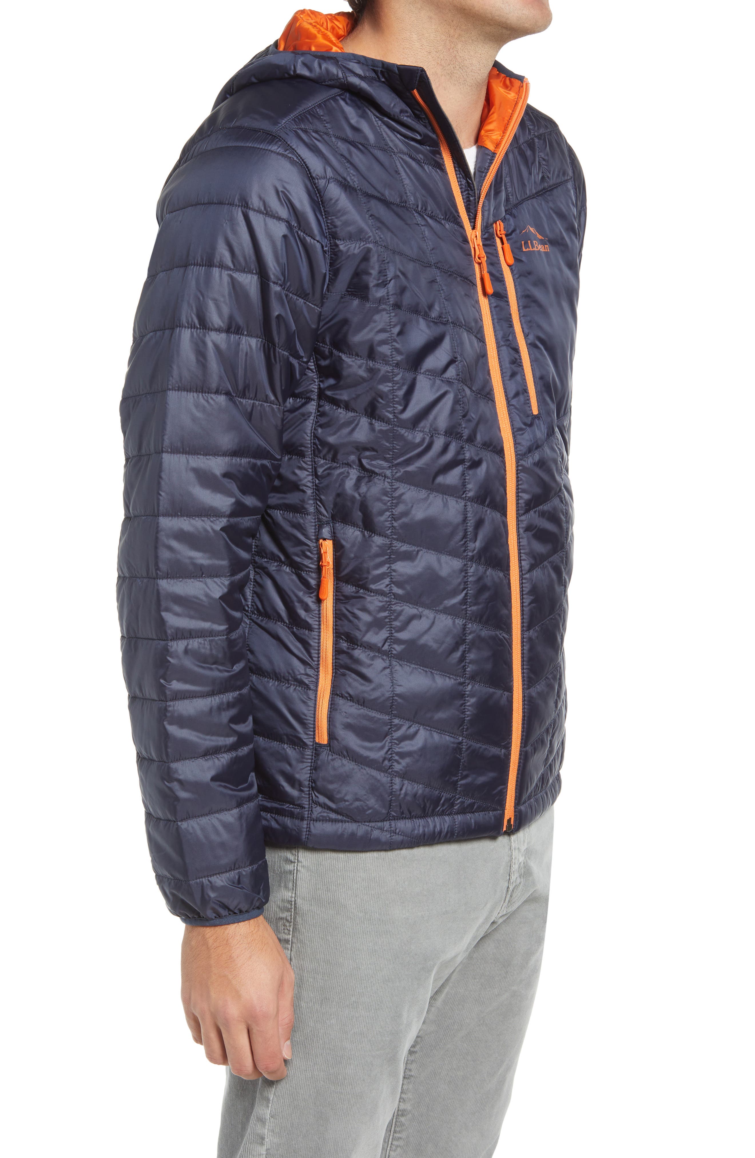 ll bean primaloft packaway hooded jacket