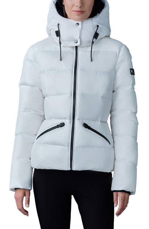 Shop Mackage Madalyn Down Puffer Jacket In White