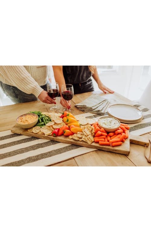 Picnic Time Ravi Long Charcuterie Serving Board In Brown