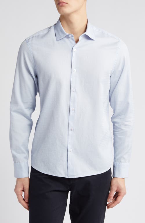 Colter Slim Fit Button-Up Shirt in Light Blue