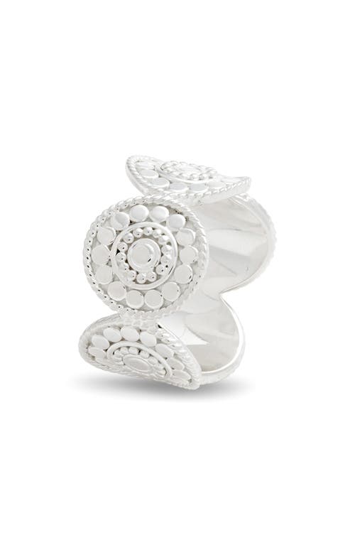 Shop Anna Beck Disc Dot Ring In Silver