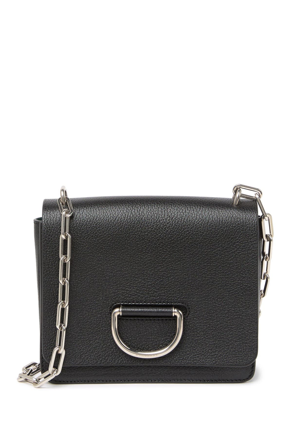 Small Leather D-Ring Crossbody Bag 