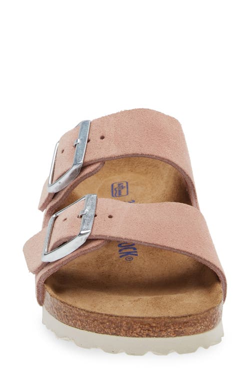 Shop Birkenstock Soft Slide Sandal In Pink Clay