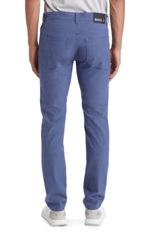 Hugo Boss Boss Delaware Slim Fit Five Pocket Pants In Blue