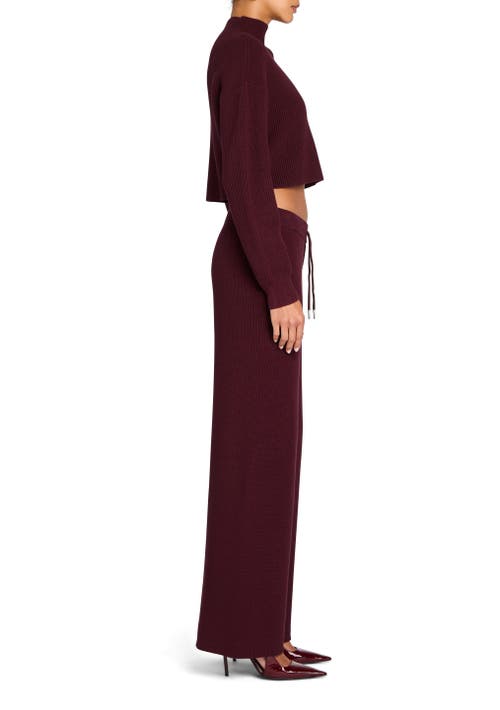 Shop Ser.o.ya Camila Sweatpant In Merlot