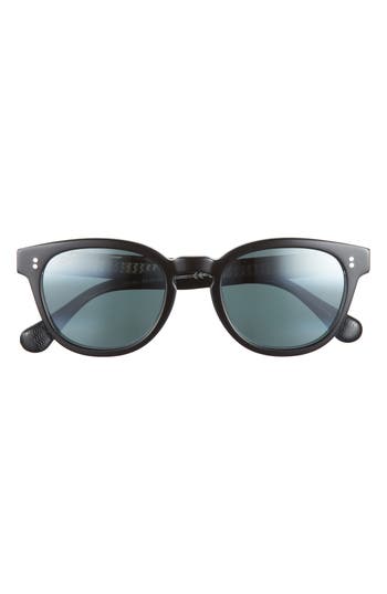 Maui Jim 52mm Round Core Sunglasses In Black Black Grey