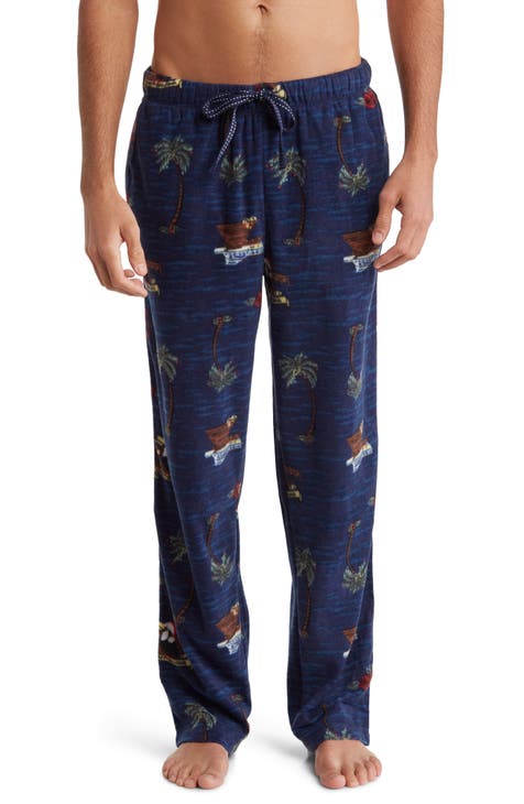 Chain Print Wide-Leg Pajama Pants - Ready to Wear