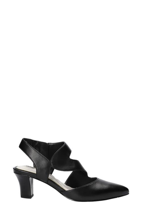 Easy Street Venue Strappy Pump In Black/gore