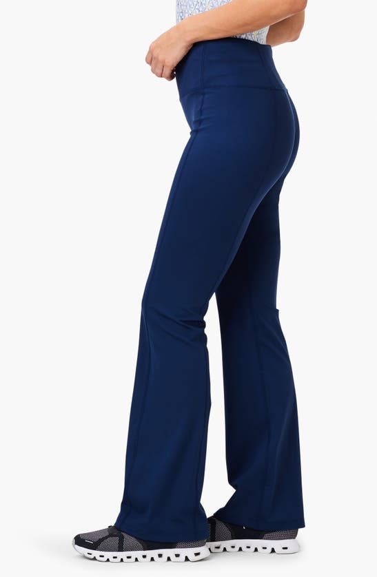 Shop Nz Active By Nic+zoe Flex Fit Flare Pants In Ink