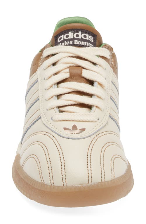 Adidas Originals Samba Mn Nappa Wonder White Sneakers Unisex In Wonder White