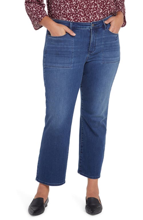 NYDJ Piper Relaxed Crop Straight Leg Jeans Saybrook at Nordstrom,