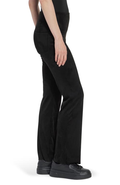 Lyssé Jesse Faux Suede Baby Boot Pants In Black