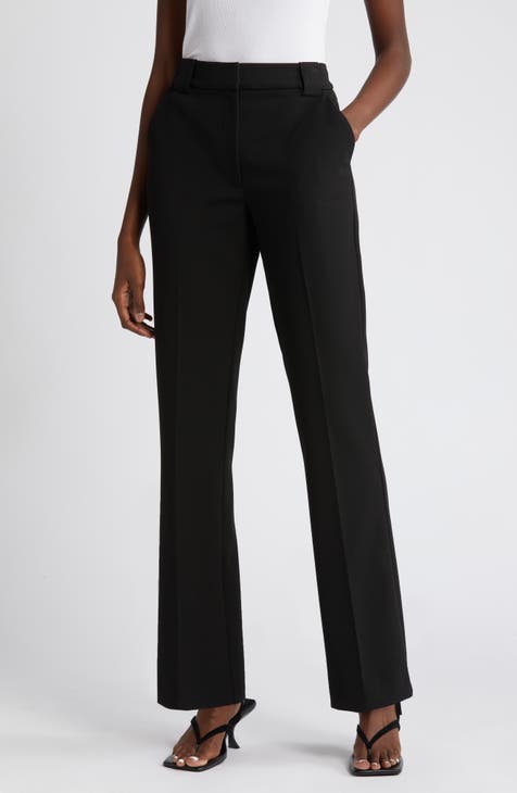 NEW Zella Long Lines Flare Split Pants - Black - XL 
