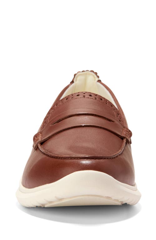 Cole Haan Zerogrand Meritt Penny Loafer In Dark Cuoio