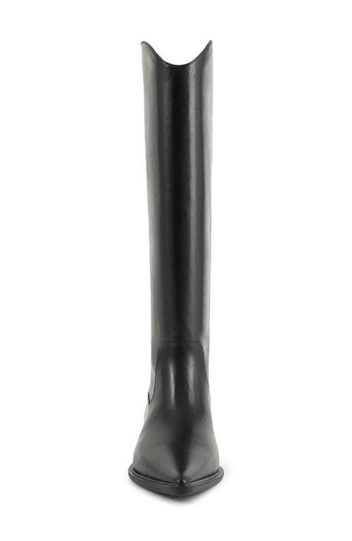 Shop Vagabond Shoemakers Cassie Pointed Toe Western Boot In Black