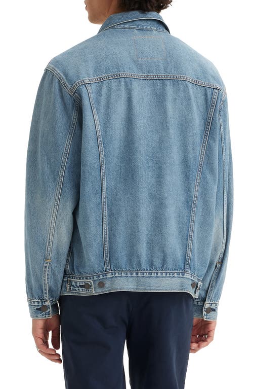 Shop Levi's Relaxed Fit Denim Trucker Jacket In In To The Light