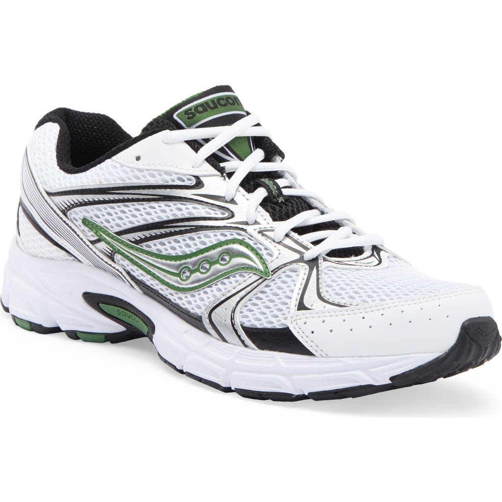 Saucony Ride Millenium Sneakers In White/green