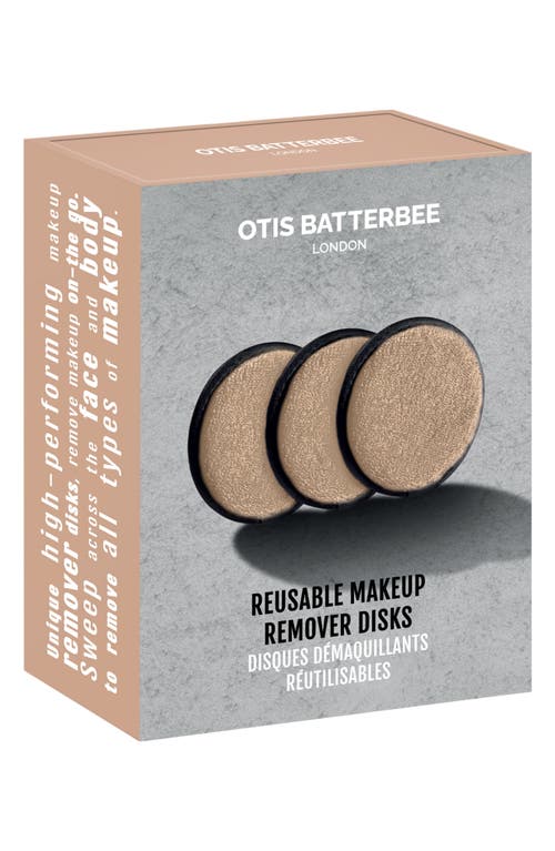 Set of 3 Makeup Remover Disks in Beige