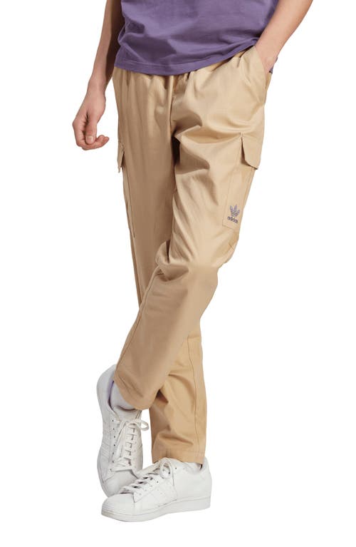 adidas Originals Essentials Cotton Ripstop Cargo Pants Magic Beige at Nordstrom,