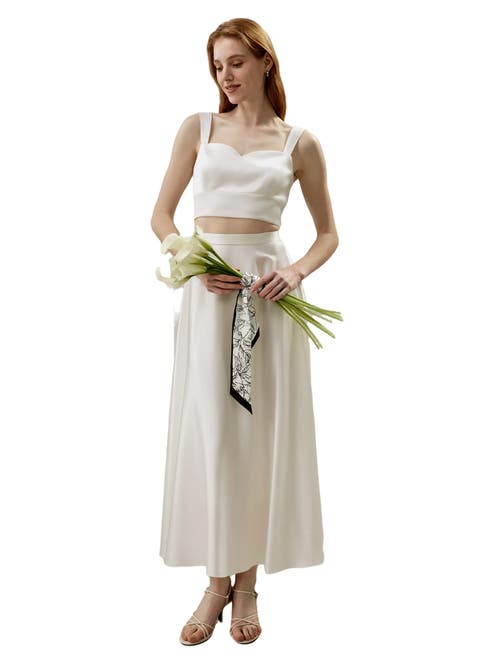 Shop Lilysilk Amaranth Sleeveless Silk Tank In Natural White