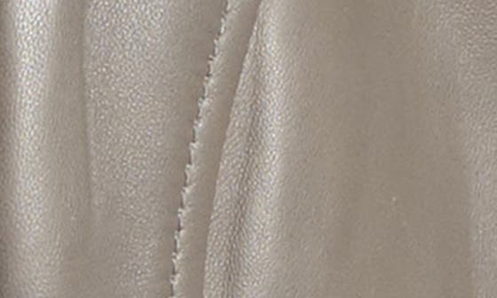 trouve raw edge leather jacket