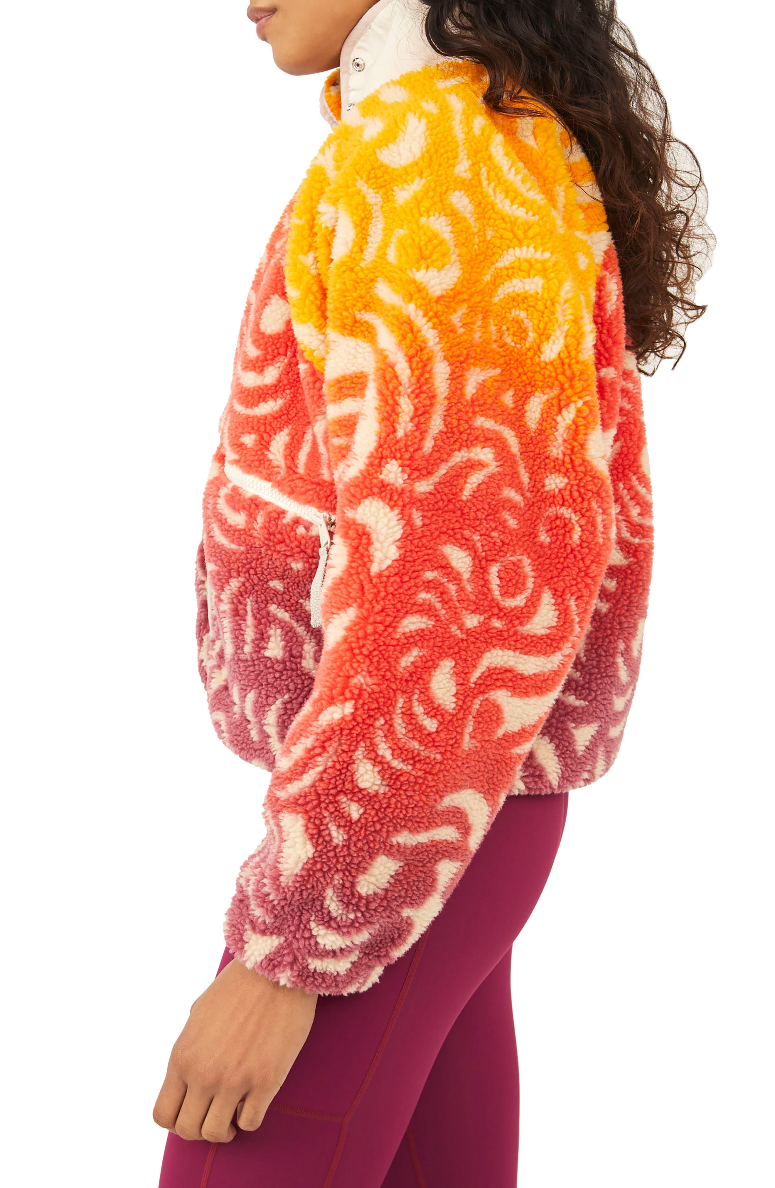 FP Movement by Free People Women's Rocky Ridge Jacket, Small, Marigold Combo